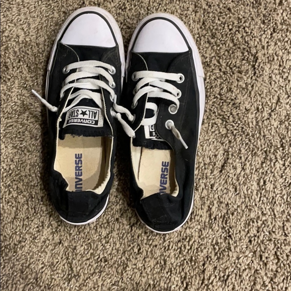 Black Converse Shoreline